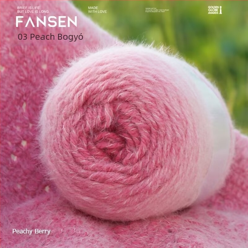 Mu Pai akrilfonal – gyűrűs sodrású, csoportos fonal kézi kötéshez