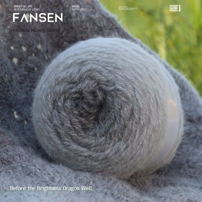 Mu Pai akrilfonal – gyűrűs sodrású, csoportos fonal kézi kötéshez