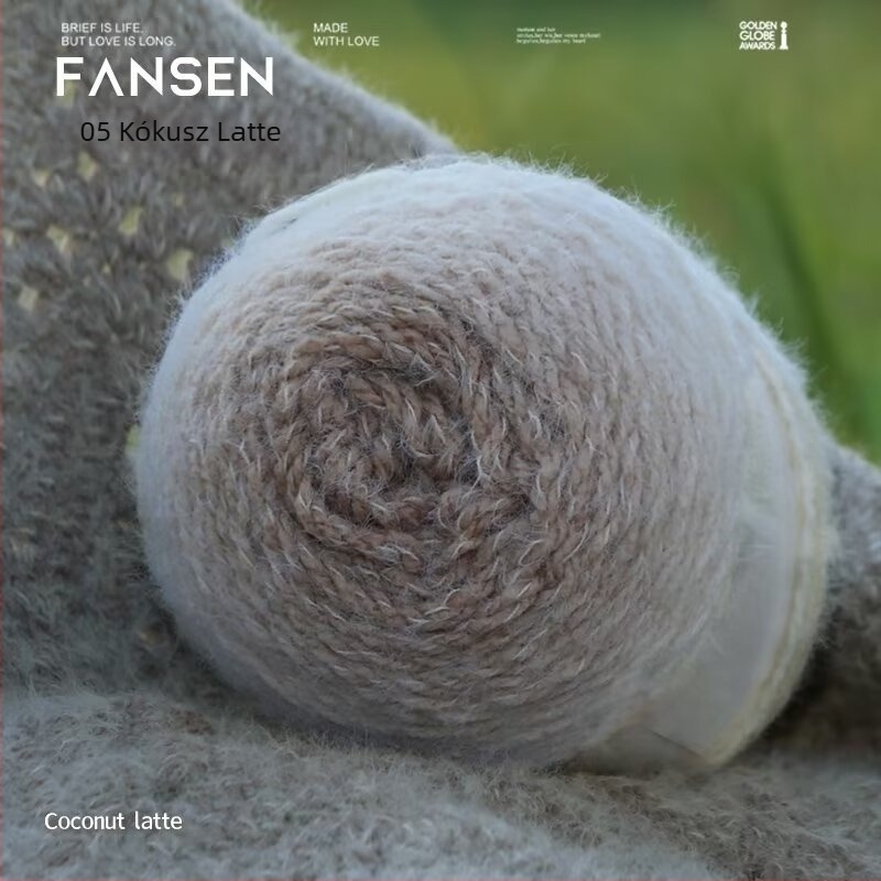 Mu Pai akrilfonal – gyűrűs sodrású, csoportos fonal kézi kötéshez