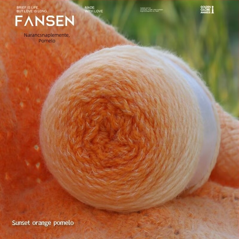 Mu Pai akrilfonal – gyűrűs sodrású, csoportos fonal kézi kötéshez