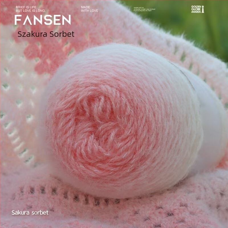 Mu Pai akrilfonal – gyűrűs sodrású, csoportos fonal kézi kötéshez