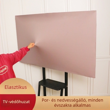 Rugalmas tévéfedő nagy képernyőhöz, egyszínű, falra szerelhető, teljes lefedés és porvédő a tanító kijelzőhöz