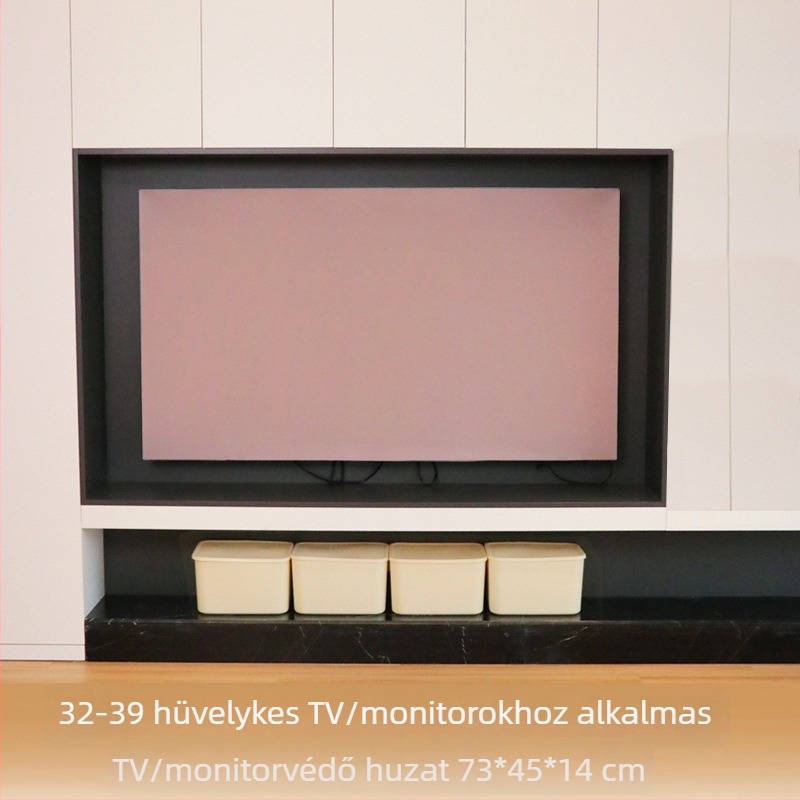 Rugalmas tévéfedő nagy képernyőhöz, egyszínű, falra szerelhető, teljes lefedés és porvédő a tanító kijelzőhöz