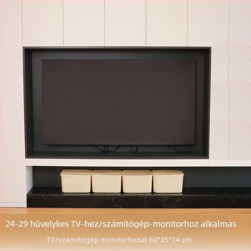Rugalmas tévéfedő nagy képernyőhöz, egyszínű, falra szerelhető, teljes lefedés és porvédő a tanító kijelzőhöz