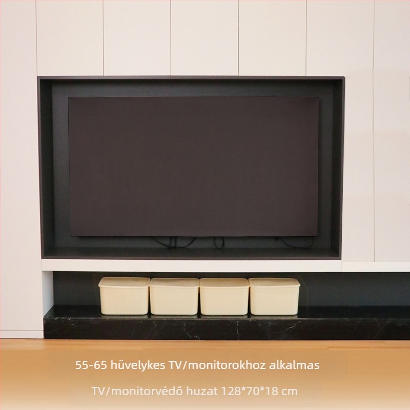 Rugalmas tévéfedő nagy képernyőhöz, egyszínű, falra szerelhető, teljes lefedés és porvédő a tanító kijelzőhöz