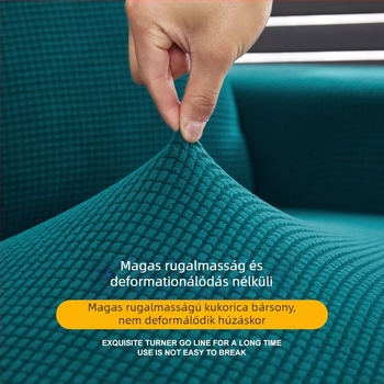 Kanapévédő – teljes készlet sarokkanapéra, minimalist stílus, Pad Style modell, kevert anyag