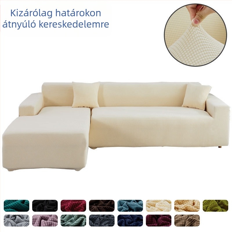 Kanapévédő – teljes készlet sarokkanapéra, minimalist stílus, Pad Style modell, kevert anyag