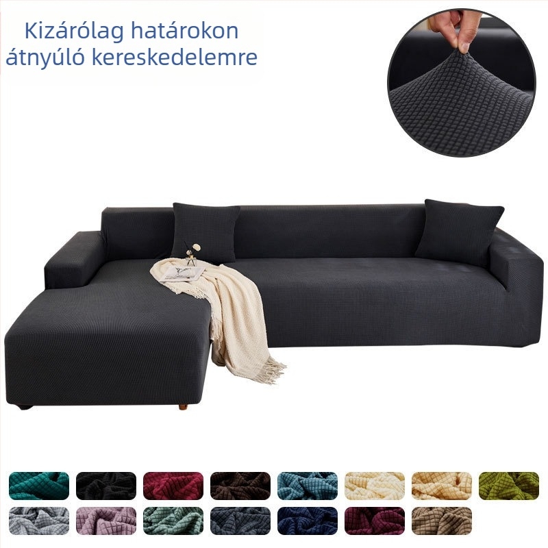 Kanapévédő – teljes készlet sarokkanapéra, minimalist stílus, Pad Style modell, kevert anyag