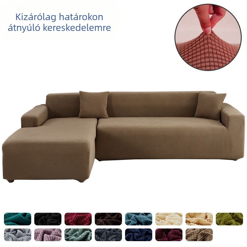 Kanapévédő – teljes készlet sarokkanapéra, minimalist stílus, Pad Style modell, kevert anyag