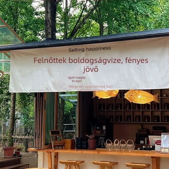 Konopén alapú gobelin falikép piac-stand bemutatóhoz, falra akasztható reklámanyag, téglalap alakú minimalist dekoráció, testreszabható méret, gépi mosás