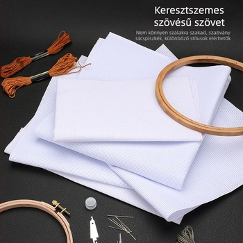 Keresztöltéshez való vászon 11ct len, egyszerű stílus