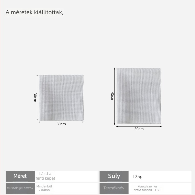Keresztöltéshez való vászon 11ct len, egyszerű stílus