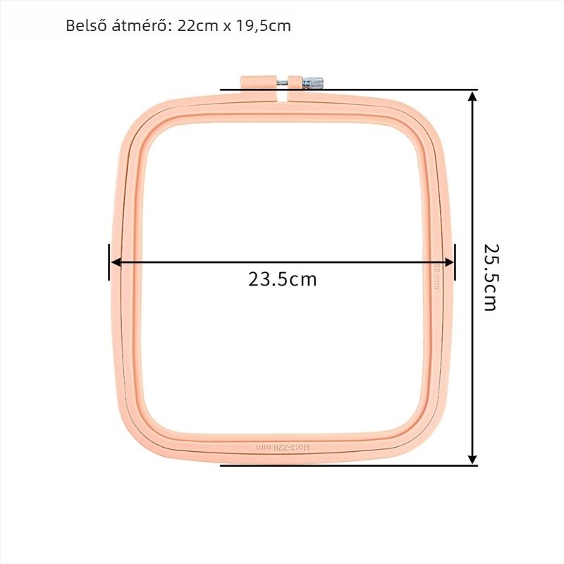 Keresztszemes készlet ABS műanyag hurokkal, 11CT vászon, karakter mintával, DIY hímzés