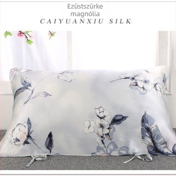 Párnahuzat selyemből, nyomtatott mintával, sima és puha, hajápoláshoz