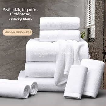 Hotel törölközők, vastag pamutból, szálak 32/21/16s, egyrétegű, 25 g, nedvszívás 0–5 s