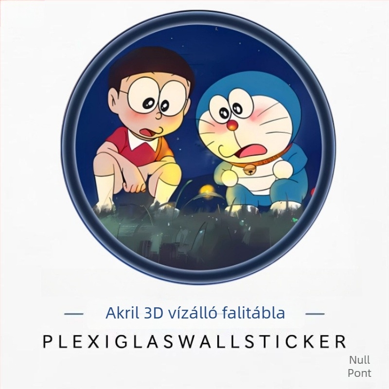 Akril fal lyukfedő matrica – vízálló, akril, öntapadó