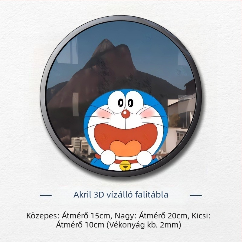 Akril fal lyukfedő matrica – vízálló, akril, öntapadó