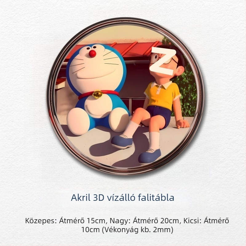 Akril fal lyukfedő matrica – vízálló, akril, öntapadó