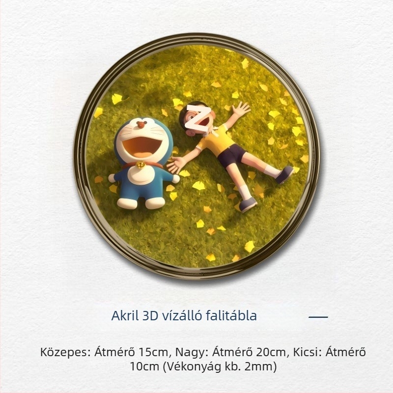 Akril fal lyukfedő matrica – vízálló, akril, öntapadó