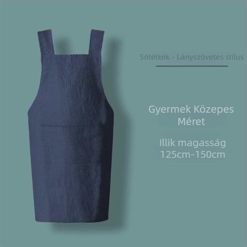 Ujj nélküli kötény minimalist stílusban