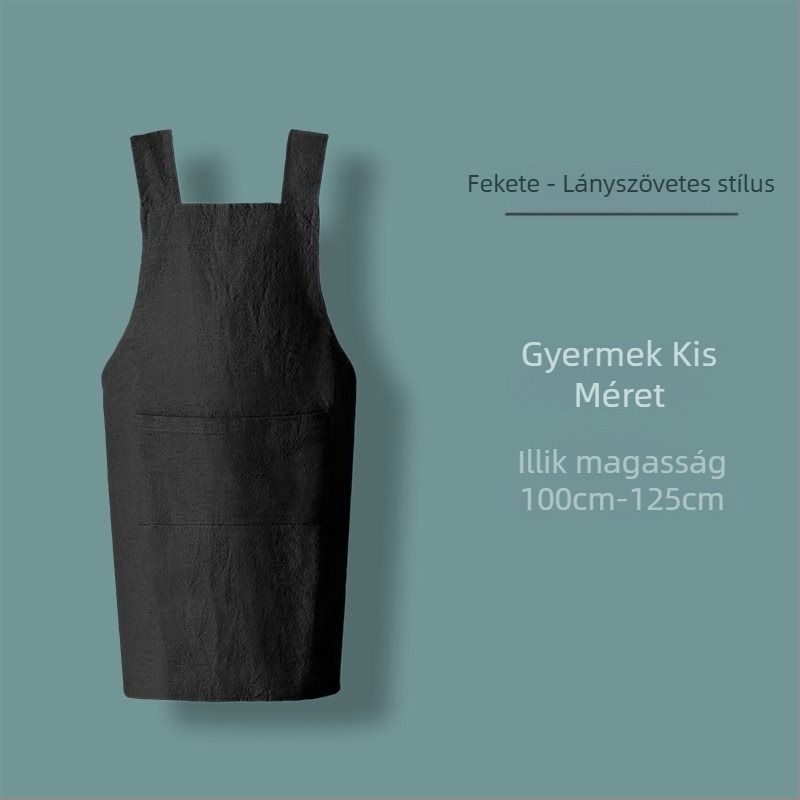 Ujj nélküli kötény minimalist stílusban