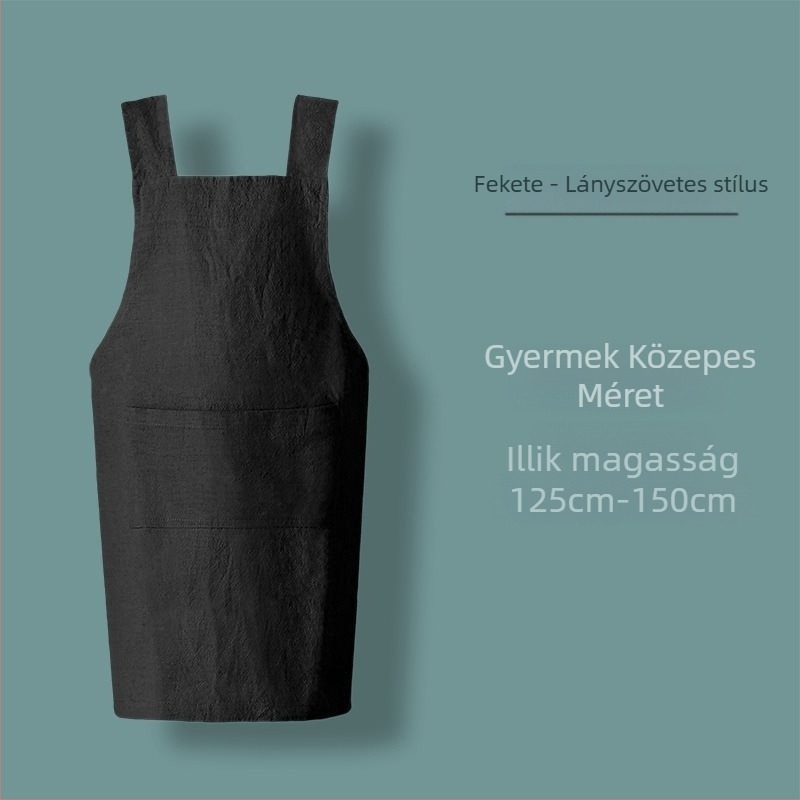 Ujj nélküli kötény minimalist stílusban