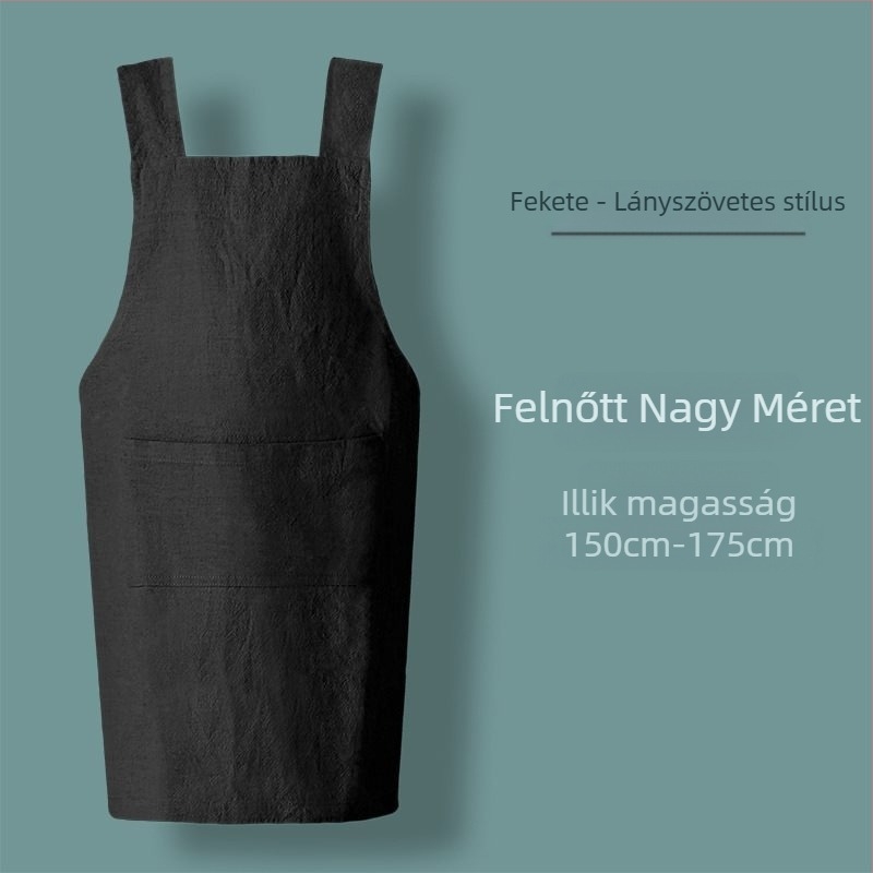 Ujj nélküli kötény minimalist stílusban
