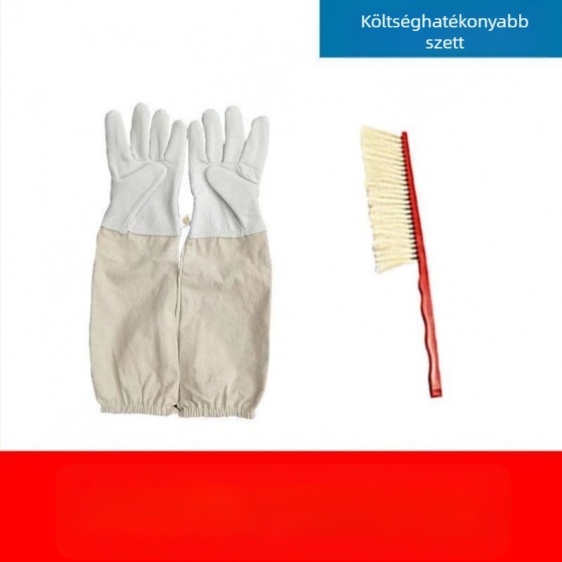 Juhbőr védő kesztyűk méhészkedéshez – csípés elleni védelem, biztonságos méhészeti munka, vastagított kivitel