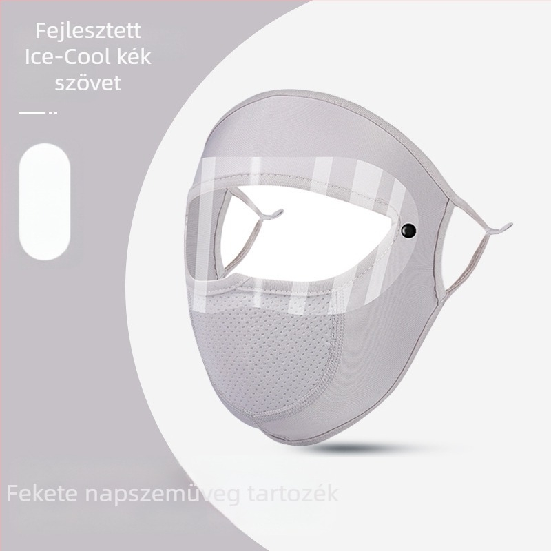 Napsugárzás elleni arcmaszk - poliészter rostból készült, gyerekeknek, őszre, meleg maszk