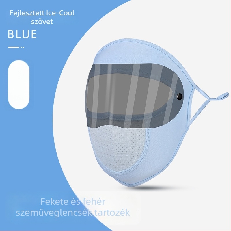 Napsugárzás elleni arcmaszk - poliészter rostból készült, gyerekeknek, őszre, meleg maszk
