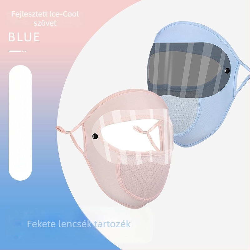 Napsugárzás elleni arcmaszk - poliészter rostból készült, gyerekeknek, őszre, meleg maszk