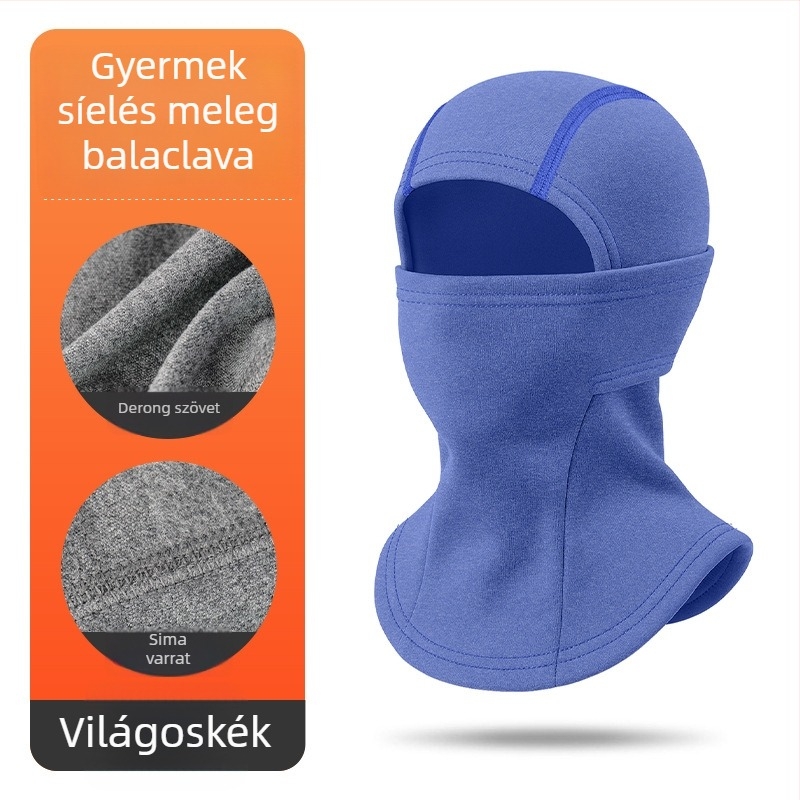 Uniszex téli multifunkcionális símaszk Derong poliészterrel és 11–20% elasztánnal, gyorsan szárad, lélegző, szélálló, melegen tart, beépített nyakvédő
