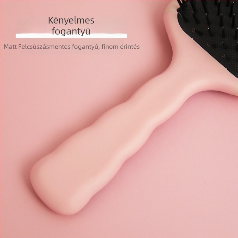 Légpárnás masszázs fésű – ABS, pneumatikus párna, fejbőr ápolás, kisimítás, háztartási használat