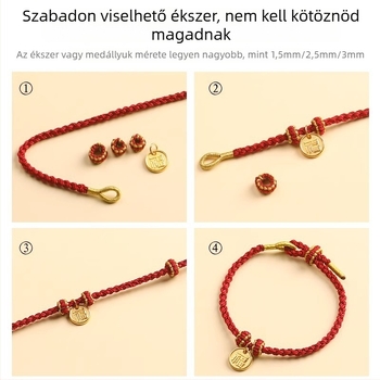 Fonott zsinór karkötő, etnikus stílus, uniszex, kézzel kötött, egyedi csomagolás, 2024 tavaszán megjelenés