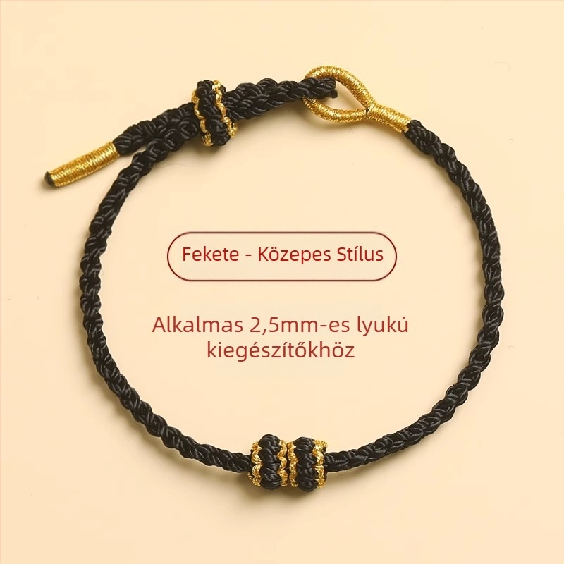 Fonott zsinór karkötő, etnikus stílus, uniszex, kézzel kötött, egyedi csomagolás, 2024 tavaszán megjelenés