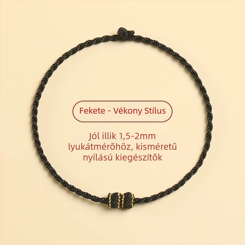 Fonott zsinór karkötő, etnikus stílus, uniszex, kézzel kötött, egyedi csomagolás, 2024 tavaszán megjelenés