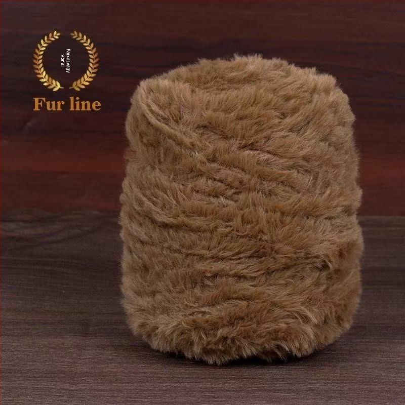Poliészter rostból készült szál szövésre - fél-worsted feldolgozás, golyó alakú fonal, Hébei eredet, Fur line márka