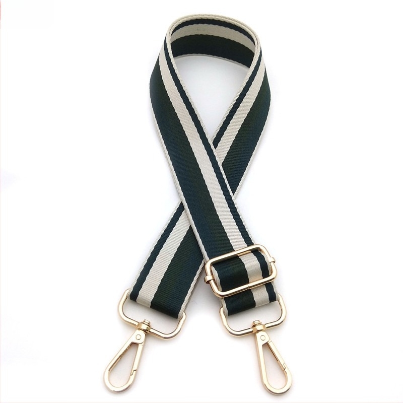 Színes csíkos táskavállpánt, állítható hosszú pótló vállpánt crossbody használathoz