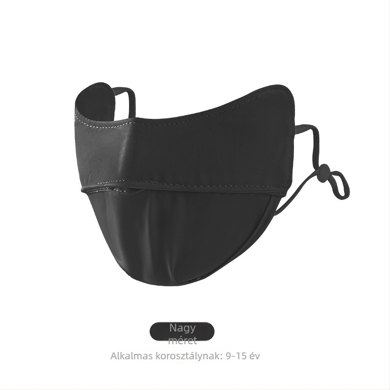 Gyerek Ice Silk maszk UV-védelem UPF50+, Cartoon mintás, fülön rögzítésű, szatén felület