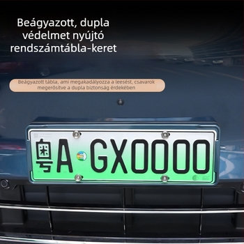 Wenjie M8 rendszámtábla keret (fejlesztett változat) – műanyag, teljes élű keret, kompatibilis 25 Wenjie M8 modelllel