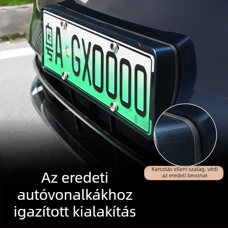 Wenjie M8 rendszámtábla keret (fejlesztett változat) – műanyag, teljes élű keret, kompatibilis 25 Wenjie M8 modelllel