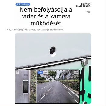 Ideal L6-L9 rendszámkeret, műanyag, adaptív illesztés