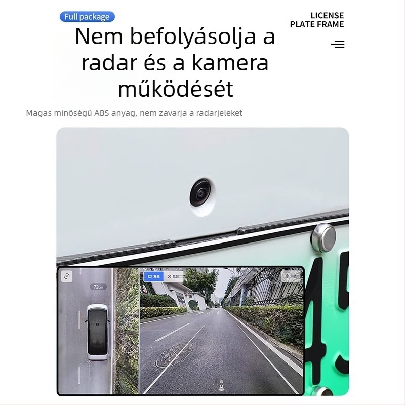 Ideal L6-L9 rendszámkeret, műanyag, adaptív illesztés