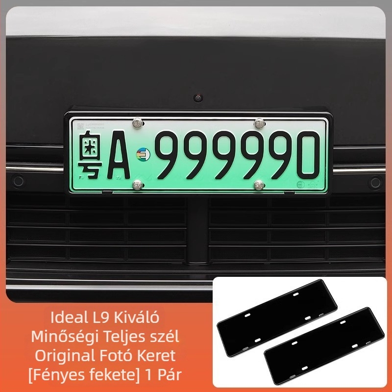 Ideal L6-L9 rendszámkeret, műanyag, adaptív illesztés