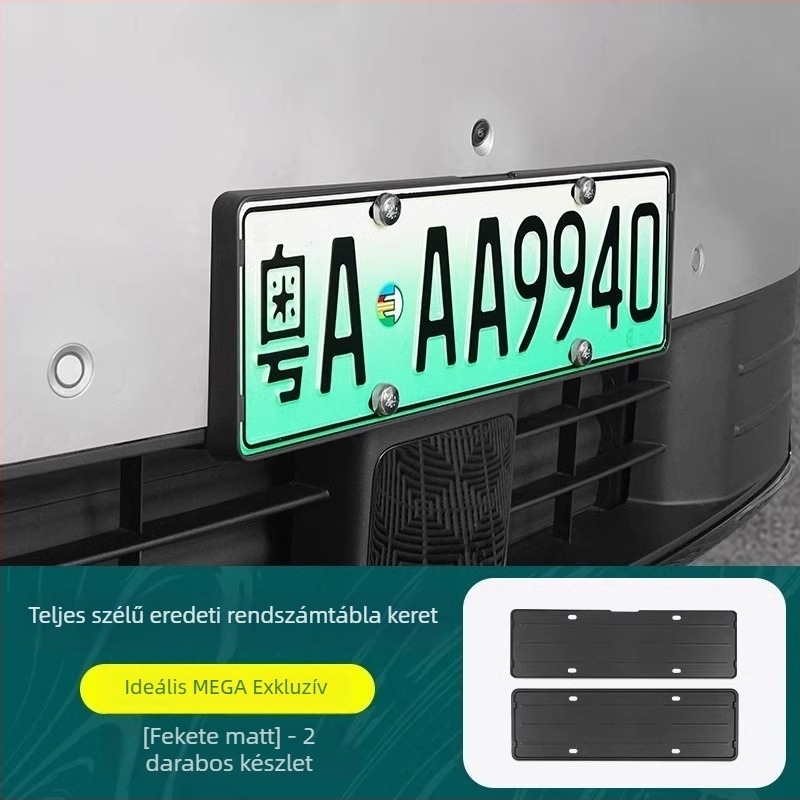 Ideal L6-L9 rendszámkeret, műanyag, adaptív illesztés