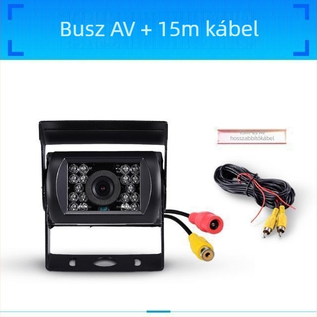 12V-os univerzális autóhátsó kamera, éjjellátó infravörös, vízálló, hátsó nézet-monitorozás