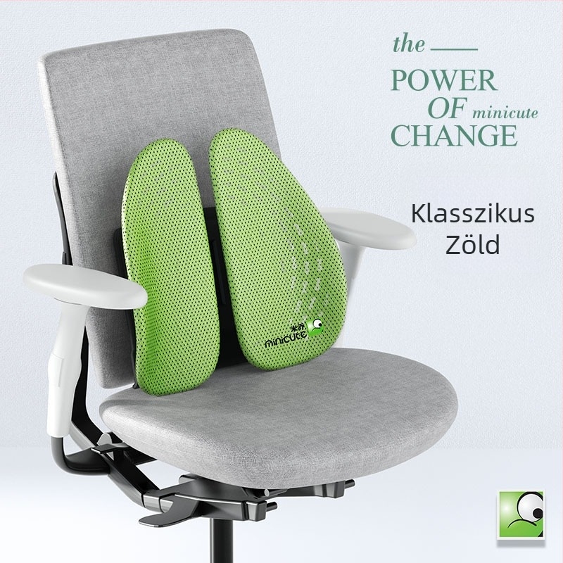 Ergonomikus deréktámaszos irodai párna, ABS anyagból, logó nyomtatás lehetséges, hosszú üléshez alkalmas