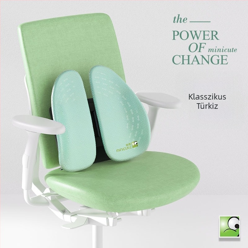 Ergonomikus deréktámaszos irodai párna, ABS anyagból, logó nyomtatás lehetséges, hosszú üléshez alkalmas