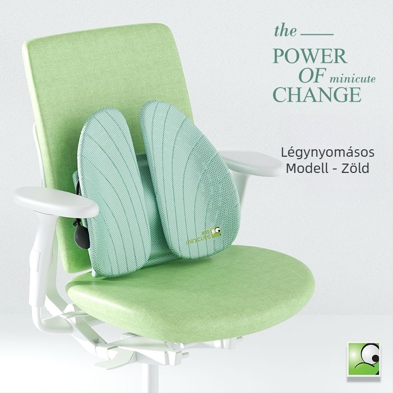 Ergonomikus deréktámaszos irodai párna, ABS anyagból, logó nyomtatás lehetséges, hosszú üléshez alkalmas