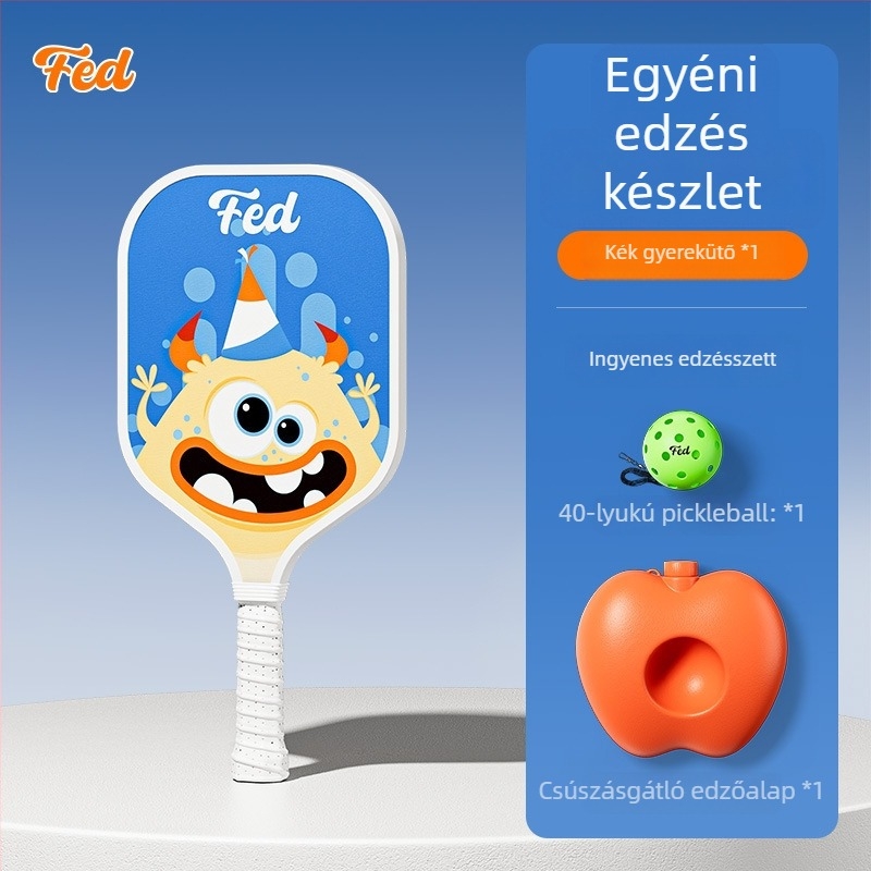 Pickleball ütő készlet kezdőknek – kültéri gyerekeknek, Fiberglass, 200 g, Feltun